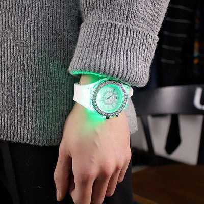 7-Different Color LED Watch