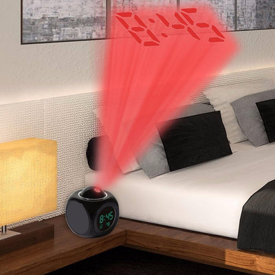 LED Projector Alarm Clock